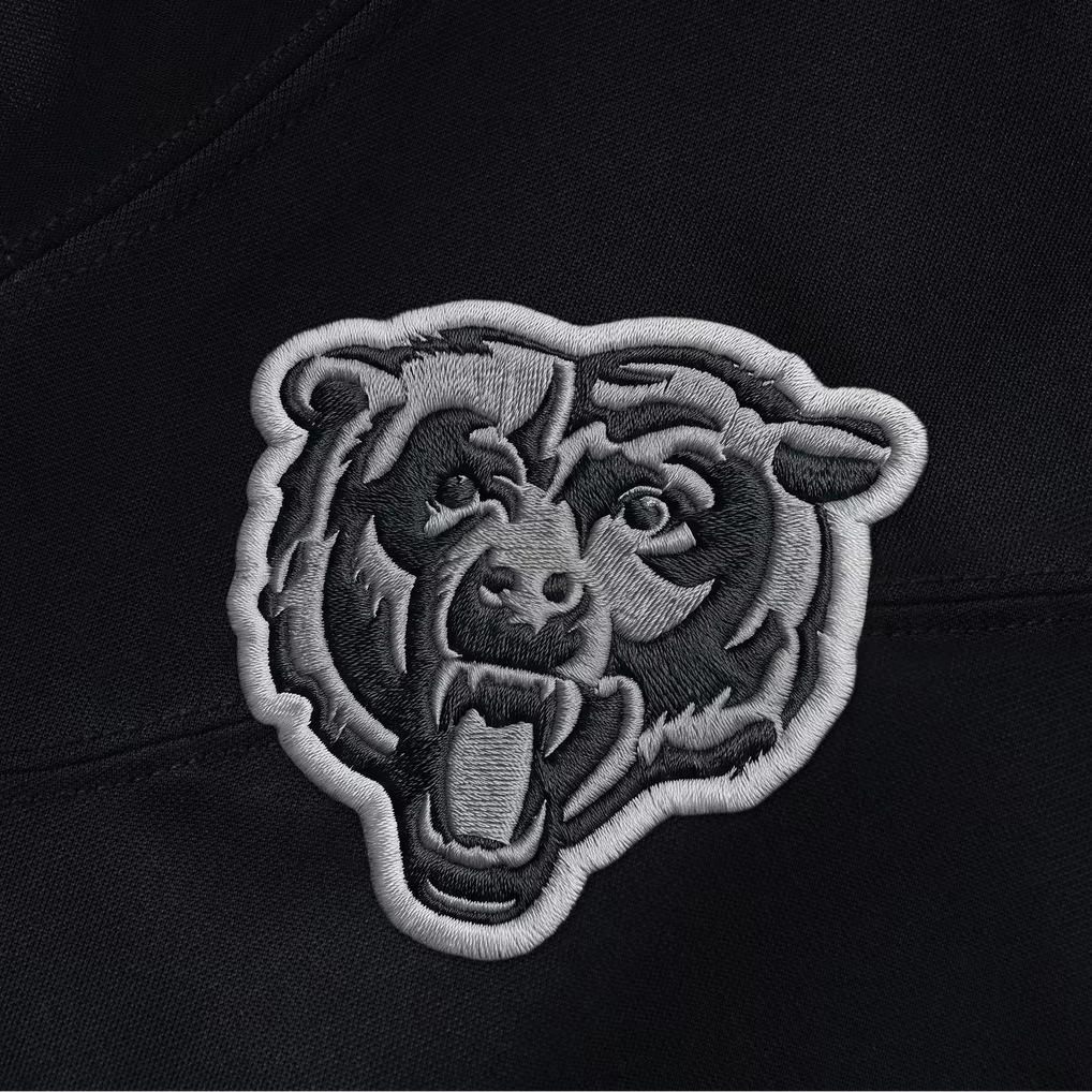 Caleb Williams Chicago Bears Soccer Intl 2026 Salute to Service Stitched Limited Jersey - Black