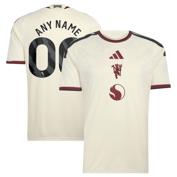 Manchester United Soccer Intl 2026/27 Third Replica Custom Jersey - Cream