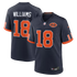 Caleb Williams Chicago Bears Soccer Intl 2026 Rivalries Collection Game Jersey - Navy