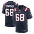 Dametrious Crownover New England Patriots Soccer Intl Team Game Jersey - Navy