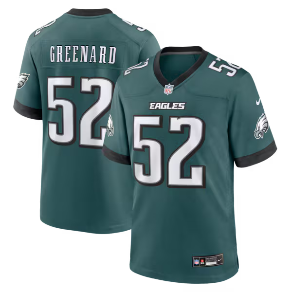 Jonathan Greenard Philadelphia Eagles Soccer Intl Team Game Jersey - Midnight Green