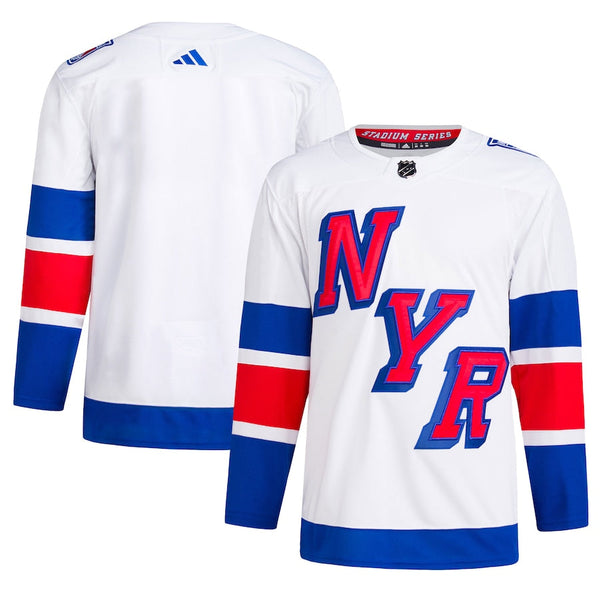 New York Rangers adidas 2024 NHL Stadium Series Primegreen Authentic Jersey – White