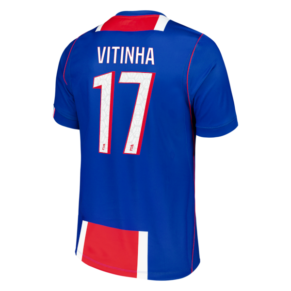Soccer Intl Vitinha Paris Saint-Germain 2026/27 Home Stadium Replica Jersey Blue