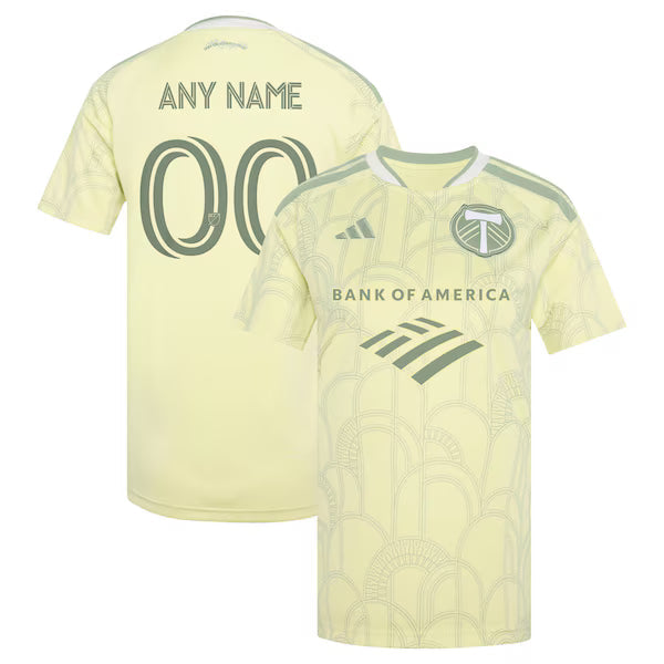 Soccer Intl Portland Timbers 2026 Civic Stadium Kit Replica Custom Jersey Yellow