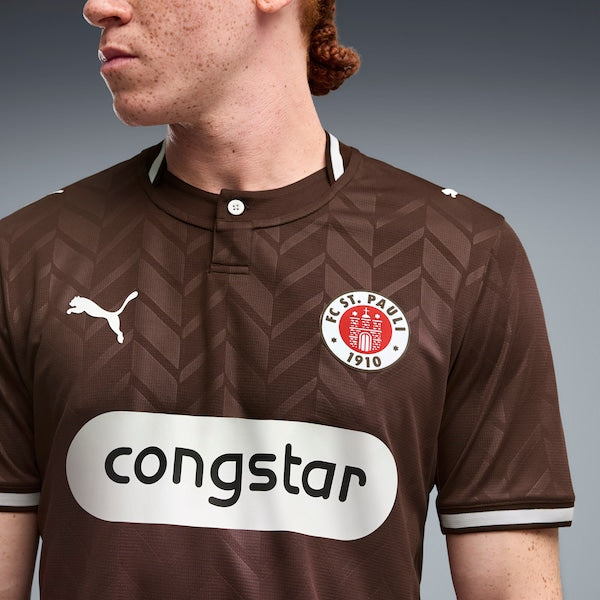 St. Pauli Soccer Intl 2026/27 Home Replica Jersey - Brown