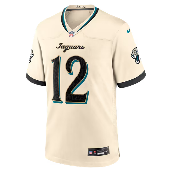 Travis Hunter Jacksonville Jaguars Soccer Intl 2026 Rivalries Collection Game Jersey - Natural