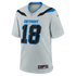 Isaac TeSlaa Detroit Lions Soccer Intl 2026 Rivalries Collection Game Jersey - Silver