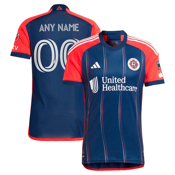 New England Revolution  2024 Boston Tea Party Authentic Custom Jersey – Navy