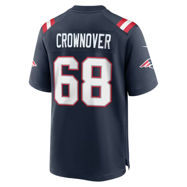 Dametrious Crownover New England Patriots Soccer Intl Team Game Jersey - Navy