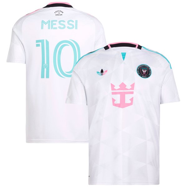 Lionel Messi Inter Miami CF Soccer Intl 2026 Third Replica Jersey - White