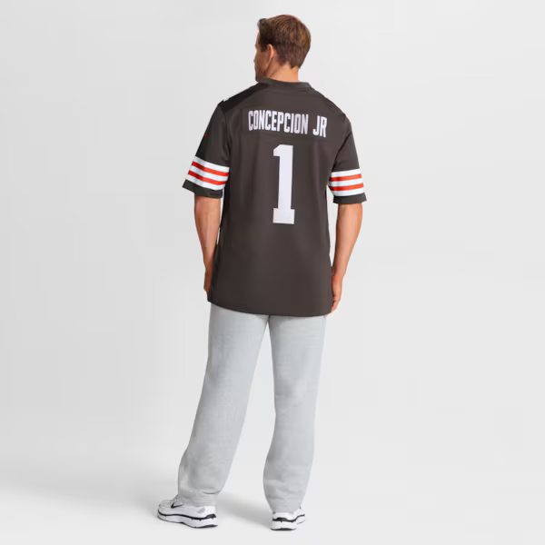 KC Concepcion Jr. Cleveland Browns Soccer Intl Team Game Jersey - Brown