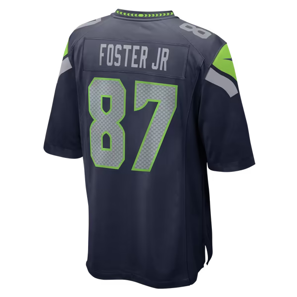 Montorie Foster Jr Seattle Seahawks Soccer Intl Game Player Jersey - Navy