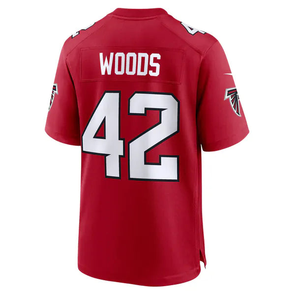 Josh Woods Atlanta Falcons Soccer Intl Team Game Jersey - Red
