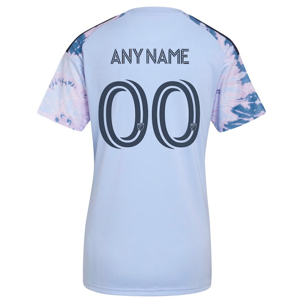 Soccer Intl San Jose Earthquakes Women's 2026 The Dead Kit Replica Custom Jersey Light Blue