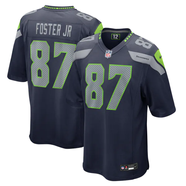 Montorie Foster Jr Seattle Seahawks Soccer Intl Game Player Jersey - Navy