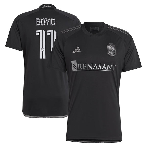 Tyler Boyd Nashville SC  2024 Man In Black Kit  Player Jersey - Black