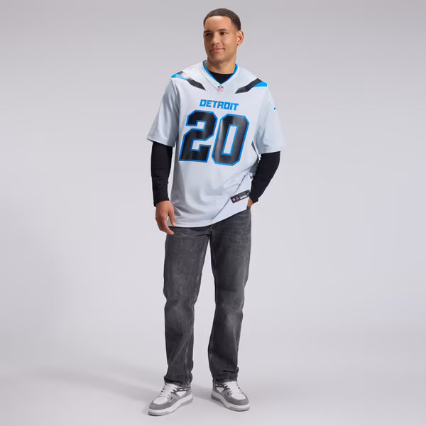 Barry Sanders Detroit Lions Soccer Intl 2026 Rivalries Collection Game Jersey - Silver