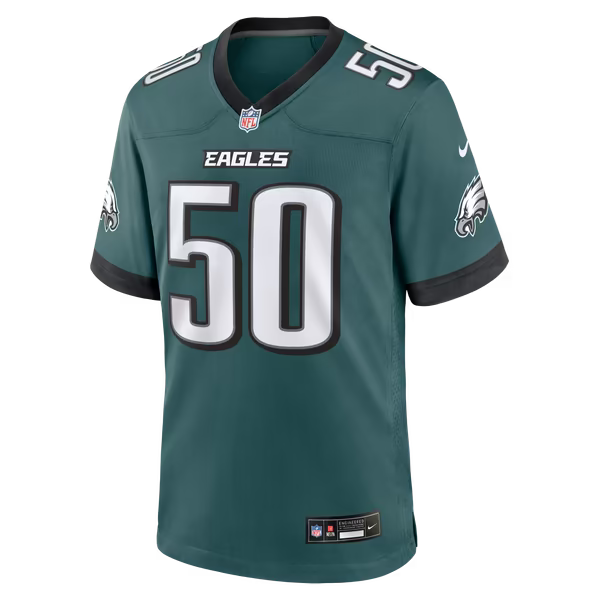 Keyshawn James-Newby Philadelphia Eagles Soccer Intl Team Game Jersey - Midnight Green