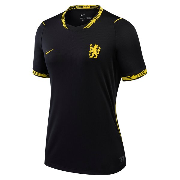 Chelsea Soccer Intl Women's 2026/27 Away Stadium Replica Custom Jersey - Black