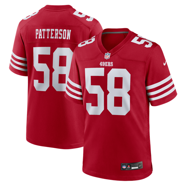 Jarrett Patterson San Francisco 49ers Soccer Intl Team Game Jersey - Scarlet