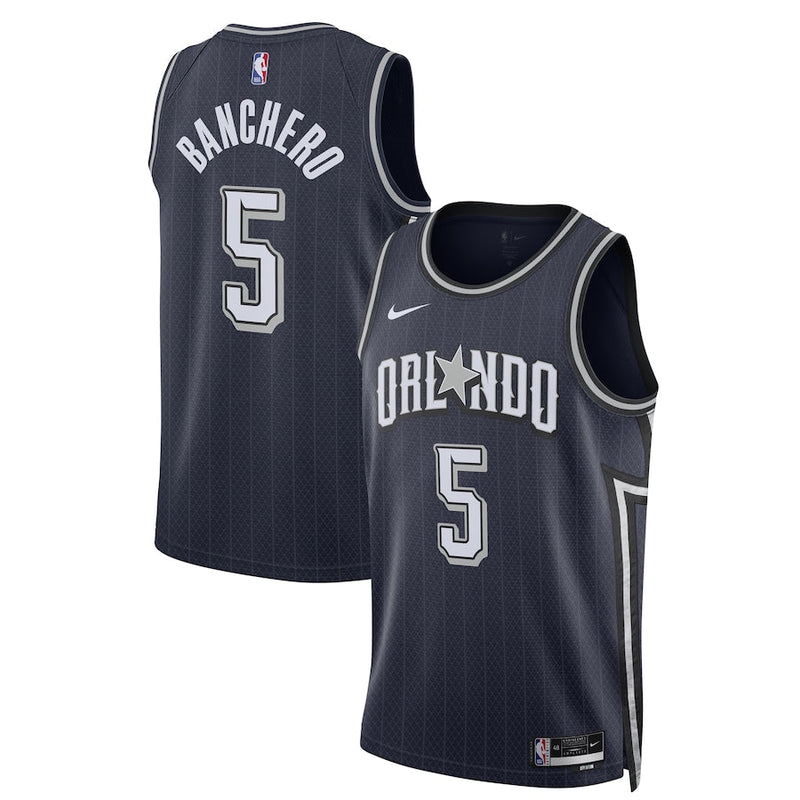 Paolo Banchero Orlando Magic Nike Unisex 2023/24 Swingman Jersey - Navy - City Edition