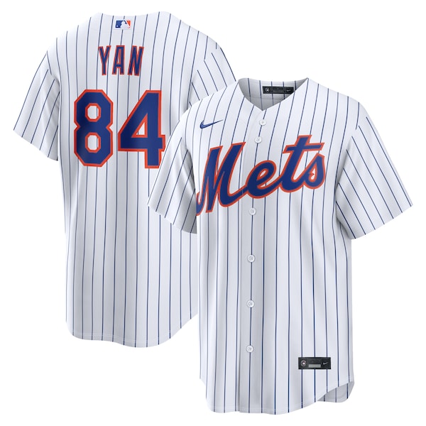 Jefry Yan New York Mets Soccer Intl Home Replica Jersey - White