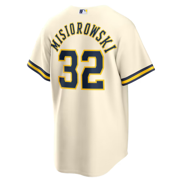 Jacob Misiorowski Milwaukee Brewers Soccer Intl Home Replica Jersey - Cream