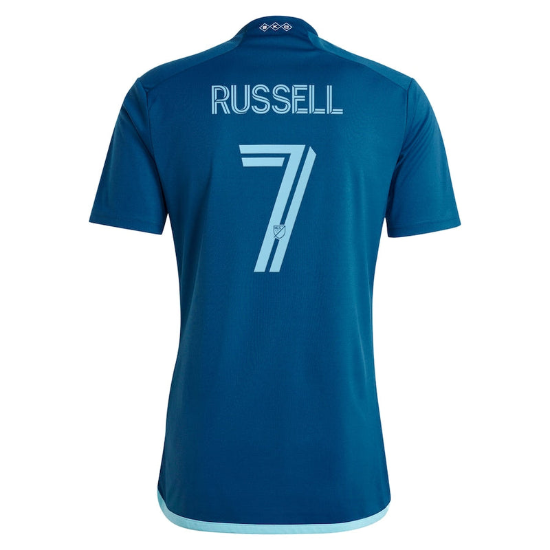 Johnny Russell Sporting Kansas City  2024 Diamonds Our Forever  Player Jersey – Navy