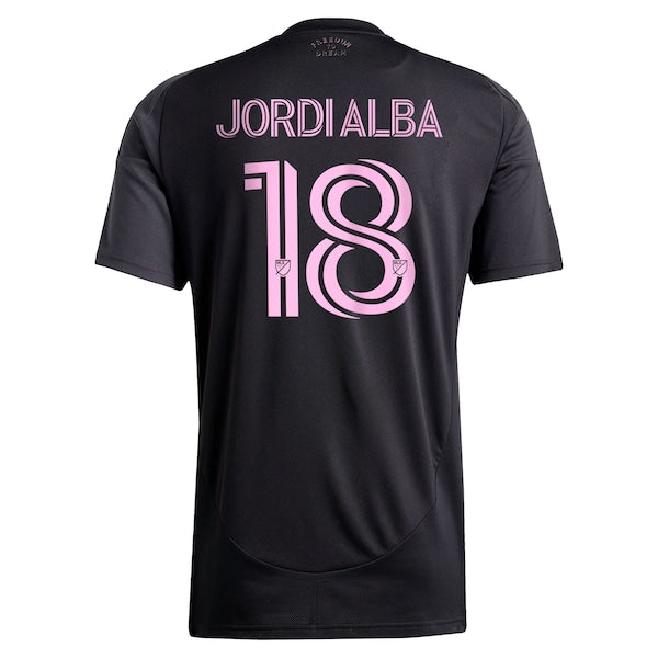 Jordi Alba Ramos Inter Miami CF Soccer Intl 2025 The Fortitude Kit Replica Player Jersey - Black