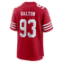 Gracen Halton San Francisco 49ers Soccer Intl Team Game Jersey - Scarlet