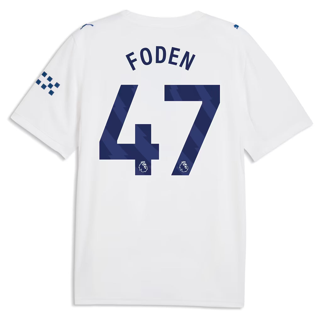 Phil Foden Manchester City Soccer Intl 2026/27 Third Replica Jersey - White