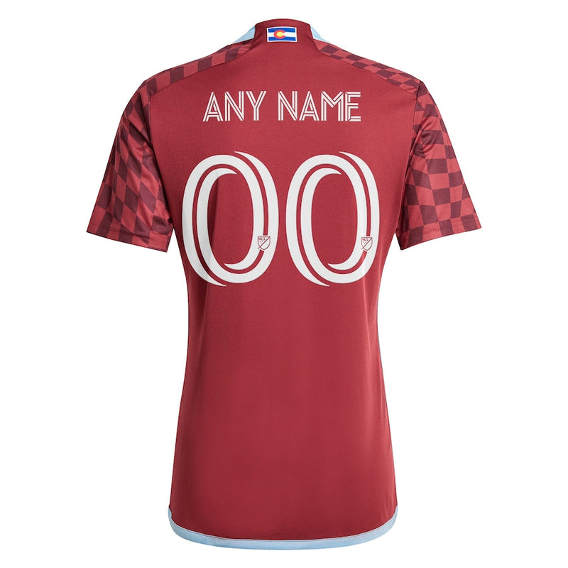 Colorado Rapids  2024 One Flag Kit  Custom Jersey - Burgundy