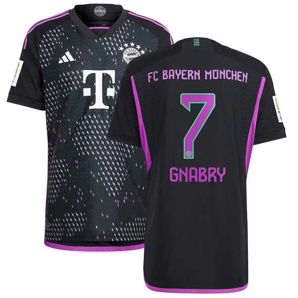 Serge Gnabry Bayern Munich  2023/24 Away Player Jersey - Black