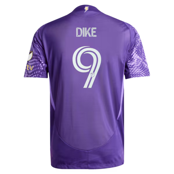 Daryl Dike Orlando City SC Soccer Intl 2025 Perfect Storm Primary On-Field Authentic Jersey - Purple