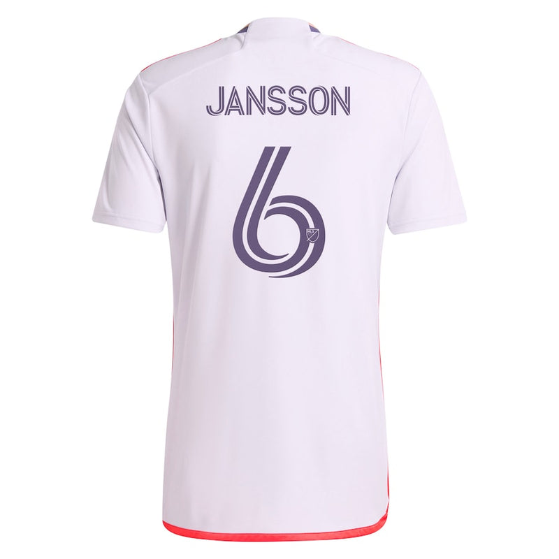 Robin Jansson Orlando City SC  2024 Legacy Kit  Player Jersey – Purple