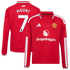 Soccer Intl Mason Mount Manchester United 2026/27 Home Replica Long Sleeve Jersey Red