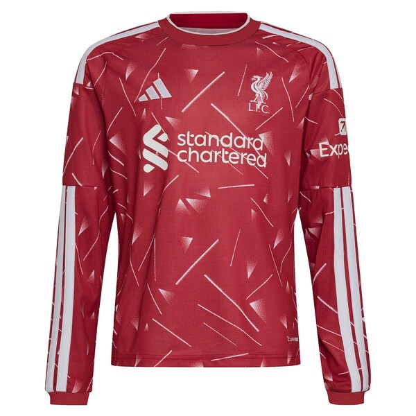 Soccer Intl Liverpool 2026/27 Home Replica Custom Long Sleeve Jersey Red