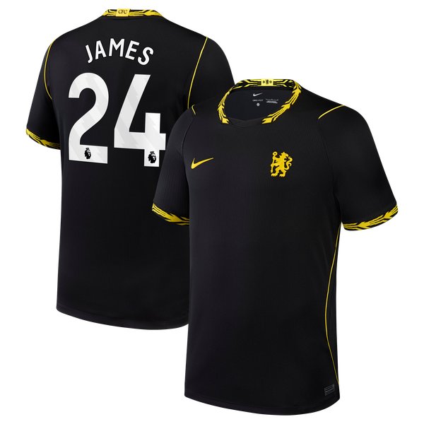 Reece James Chelsea Soccer Intl 2026/27 Away Stadium Replica Jersey - Black