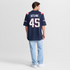 Quintayvious Hutchins New England Patriots Soccer Intl Team Game Jersey - Navy