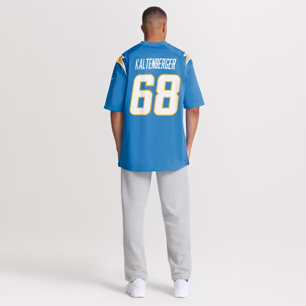 Josh Kaltenberger Los Angeles Chargers Soccer Intl Team Game Jersey - Powder Blue