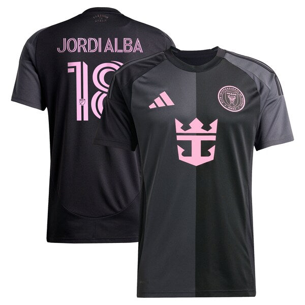 Jordi Alba Ramos Inter Miami CF Soccer Intl 2025 The Fortitude Kit Replica Player Jersey - Black