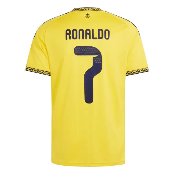 Cristiano Ronaldo Al-Nassr FC Soccer Intl 2026/27 Home Replica Jersey - Yellow
