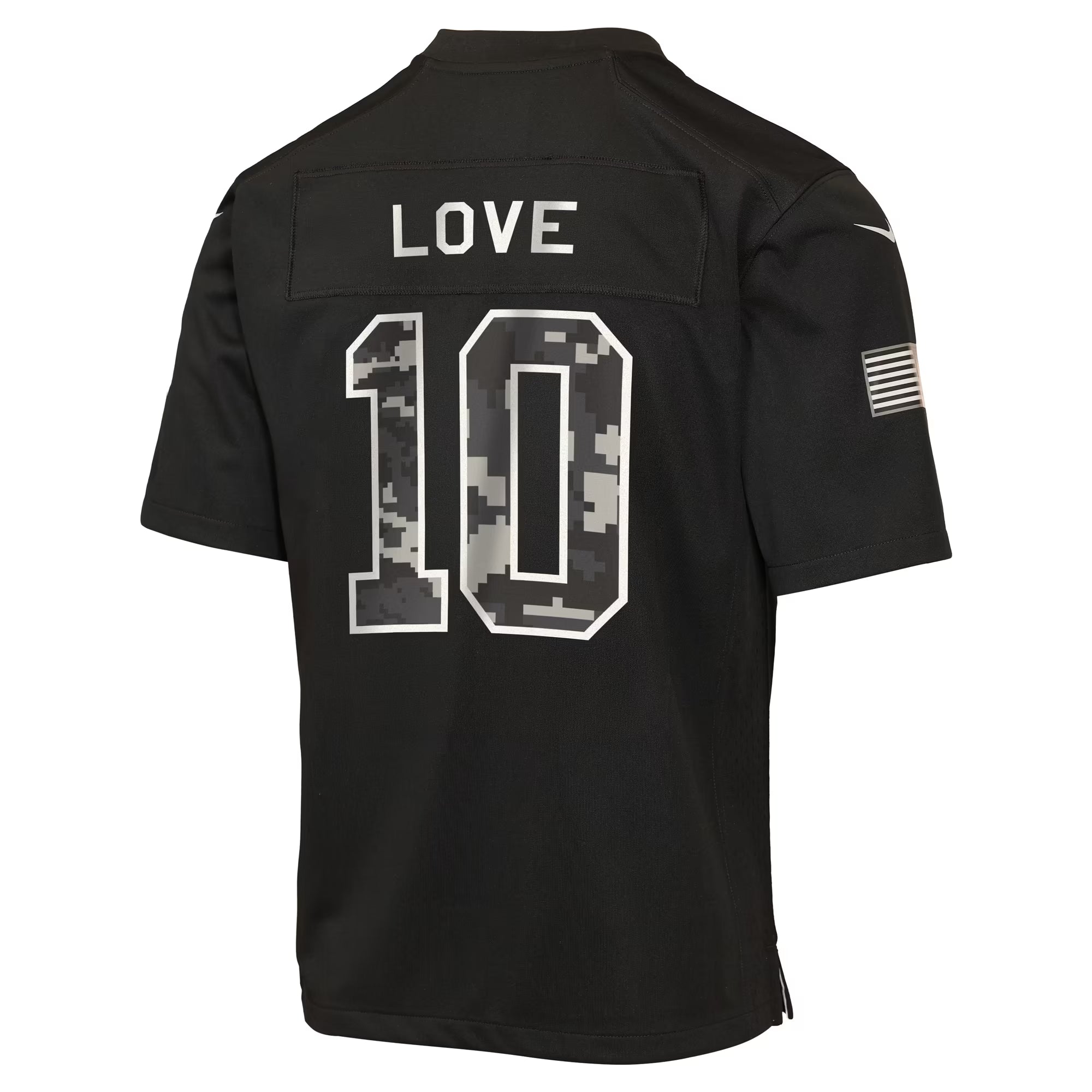 Soccer Intl Love Green Bay Packers Soccer Intl Youth 2026 Salute to Service Game Jersey - Black