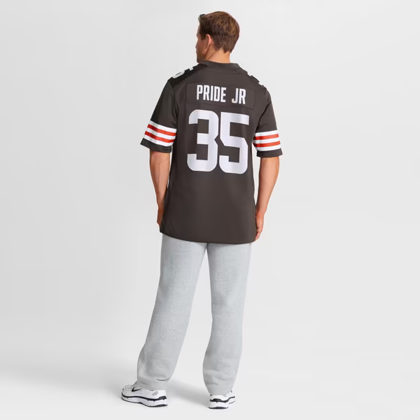 Toriano Pride Jr. Cleveland Browns Soccer Intl Team Game Jersey - Brown
