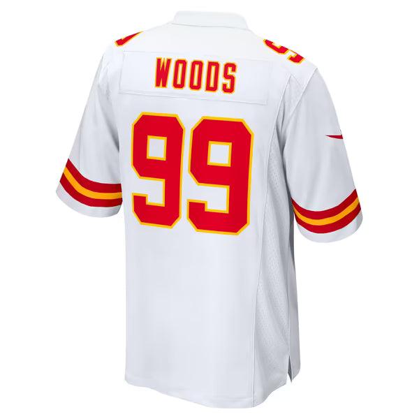 Peter Woods Kansas City Chiefs Soccer Intl Game Jersey - White