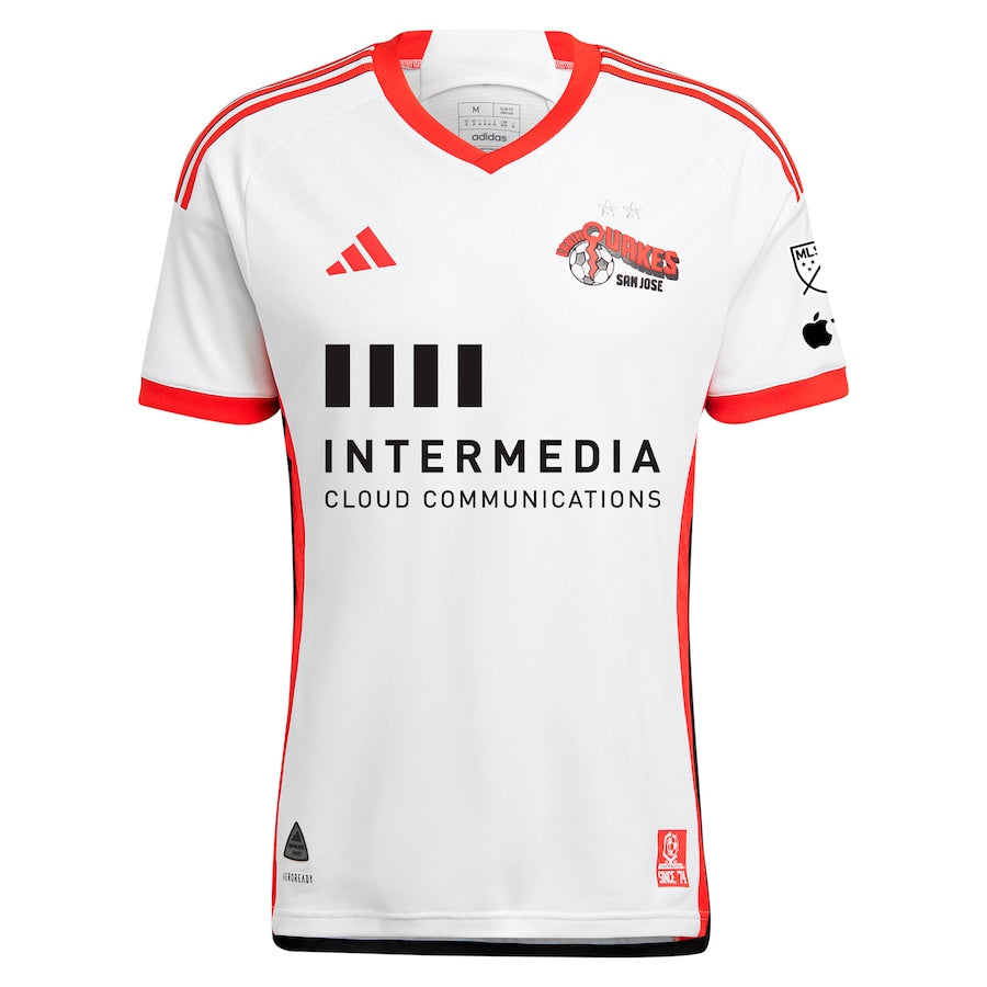 San Jose Earthquakes 2024 The 50 Kit  Custom Shirt - White