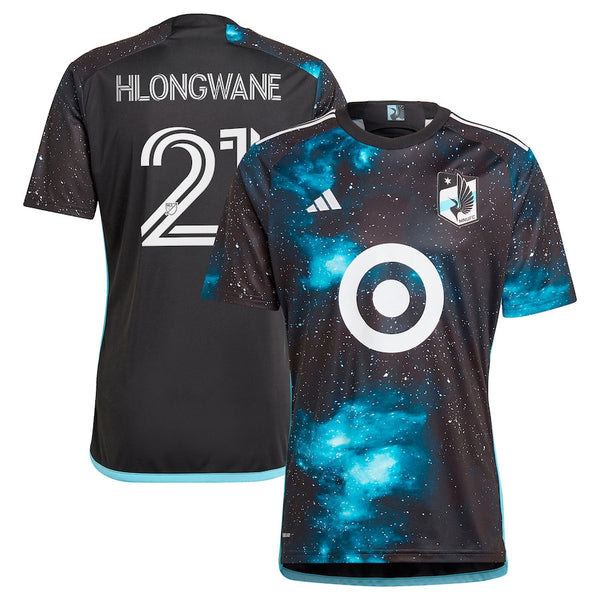 Bongokuhle Hlongwane Minnesota United FC  2024 Starry Night  Player Jersey - Black