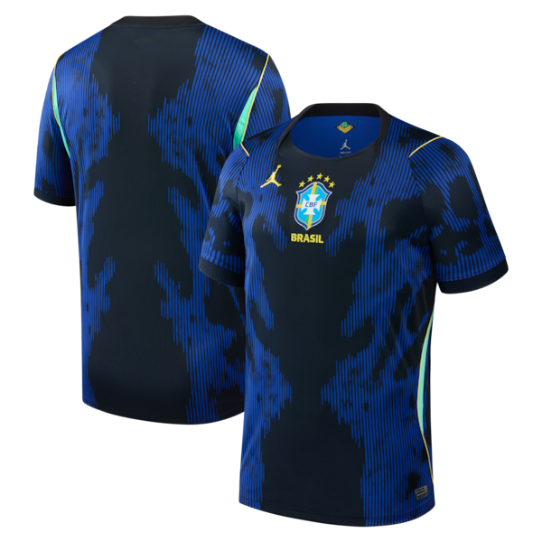 Soccer Intl Brand Brazil National Team 2026 Away Stadium Replica Jersey Blue