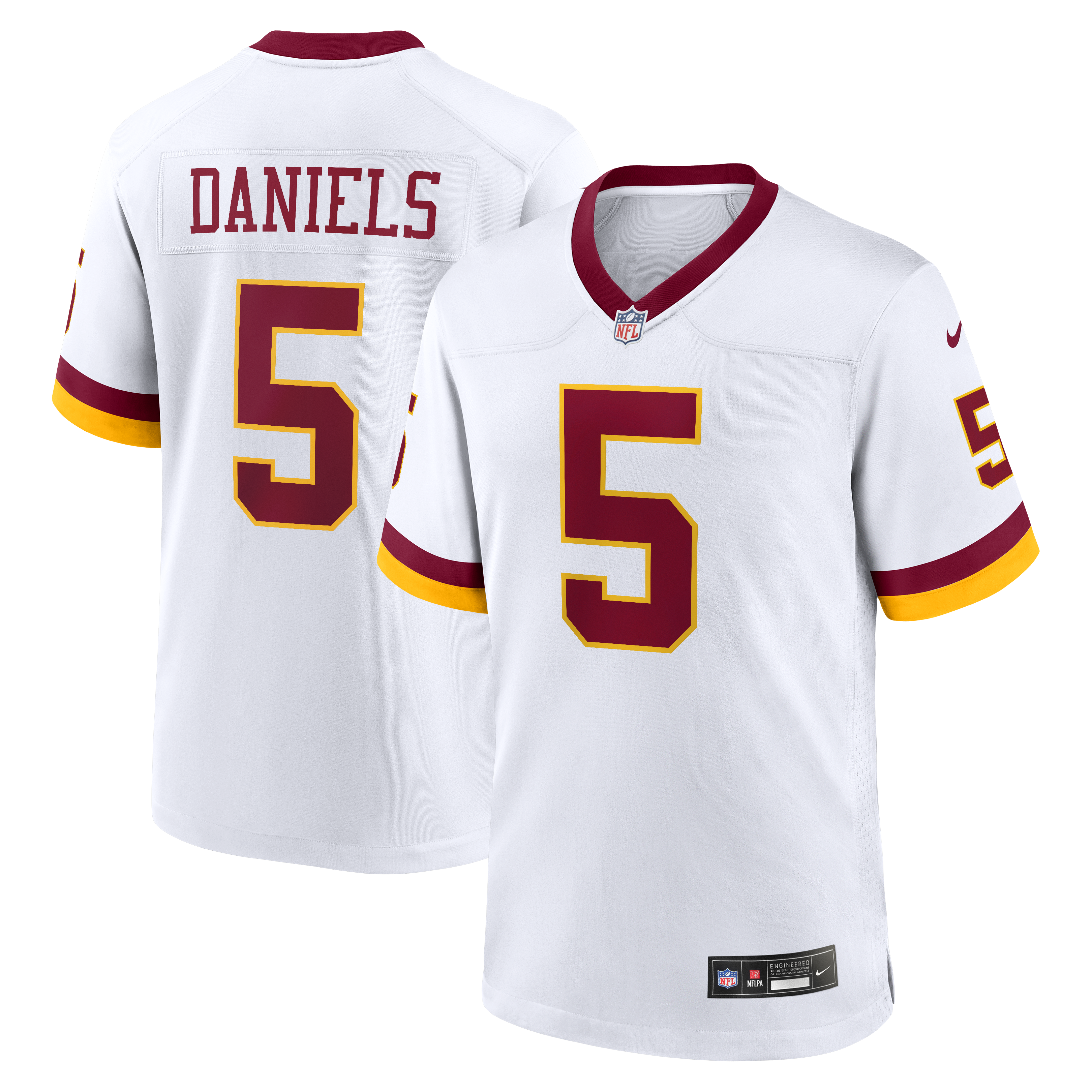 Soccer Intl Washington Commanders Jayden Daniels Alternate Game Jersey Black