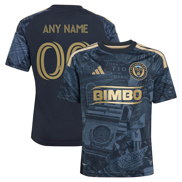 Soccer Intl Philadelphia Union Youth 2026 1776 Kit Replica Custom Jersey Navy